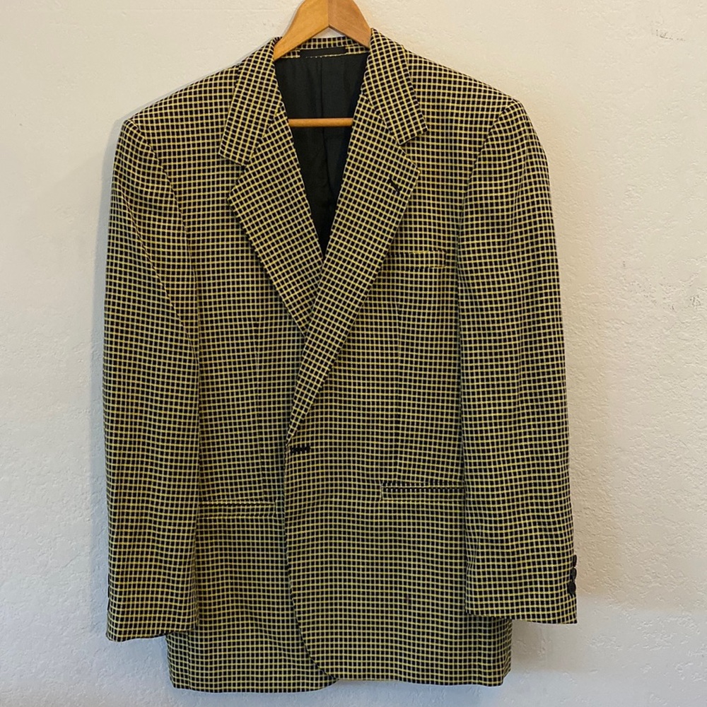 Versace | Men’s Yellow Vintage Suit Jacket